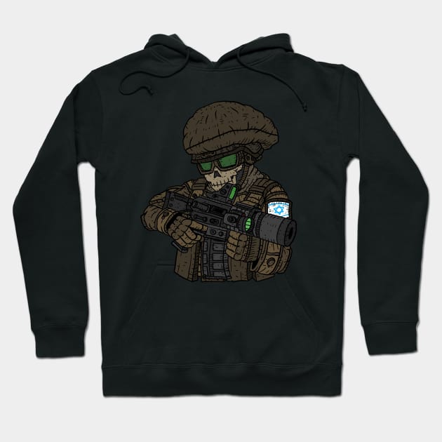 israel defense forces, badass idf soldier. Hoodie by JJadx